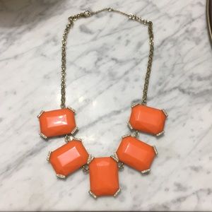 Enamel statement necklace